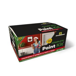 COMPLETE PAINT KIT ( for interior use with emulsion paint for walls & hydrochroma for ceilings )