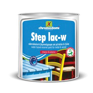 STEP LAC WATER (ματ υδατοδιαλυτό βερνικόχρωμα για μέταλλα & ξύλα)