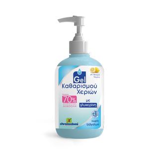 Cleansing hand gel with alcohol