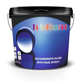 IRIDIUM (water based transparent decorative material applied to already painted surfaces)