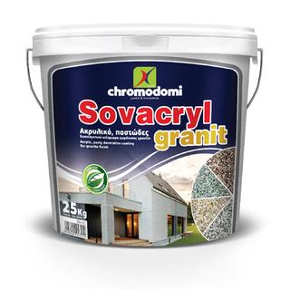 SOVACRYL GRANIT (Ακρυλικό, παστώδες διακοσμητικό επίχρισμα εμφάνισης γρανίτη)